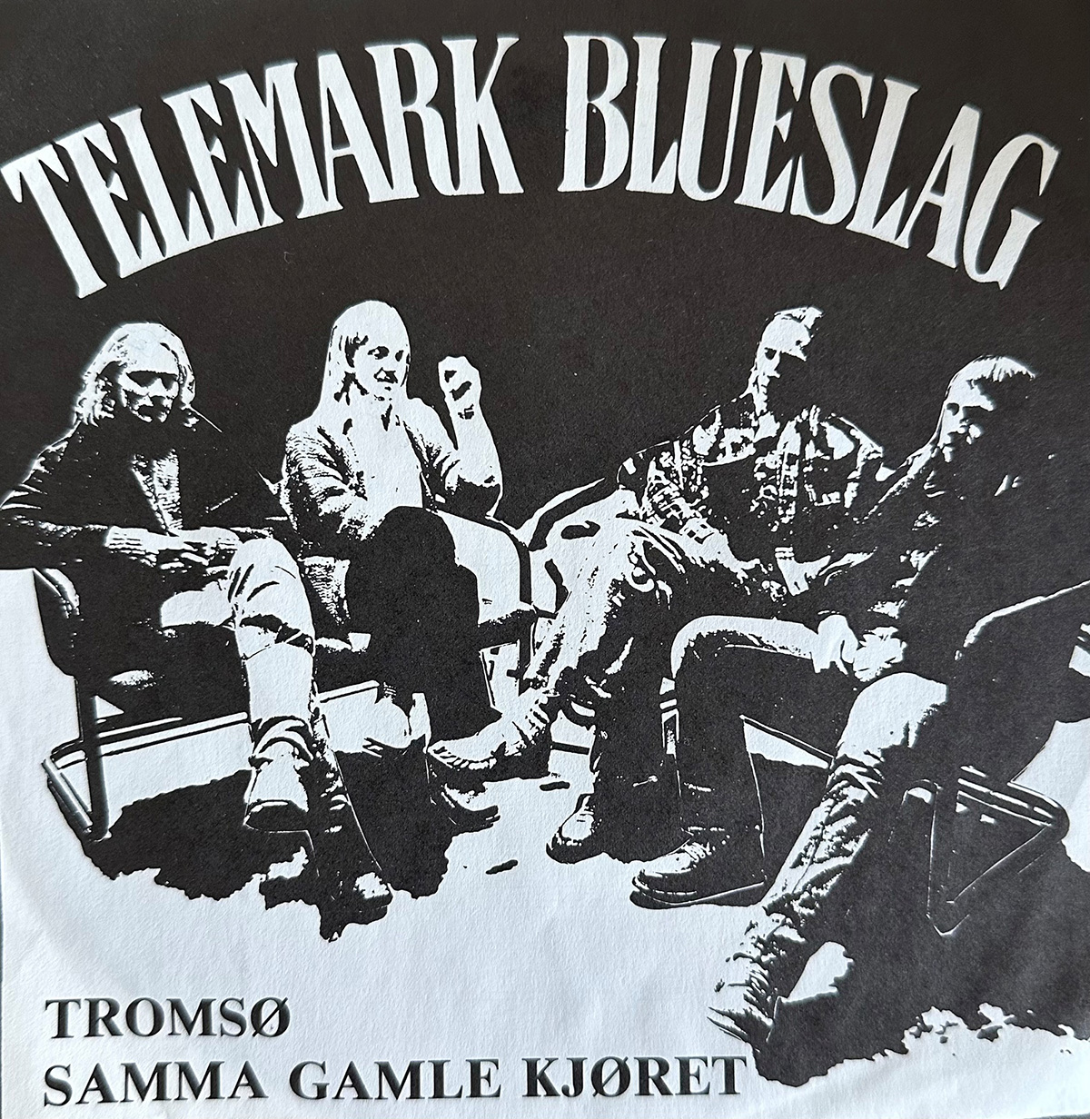 Telemark Blueslags singleplate fra 1980.